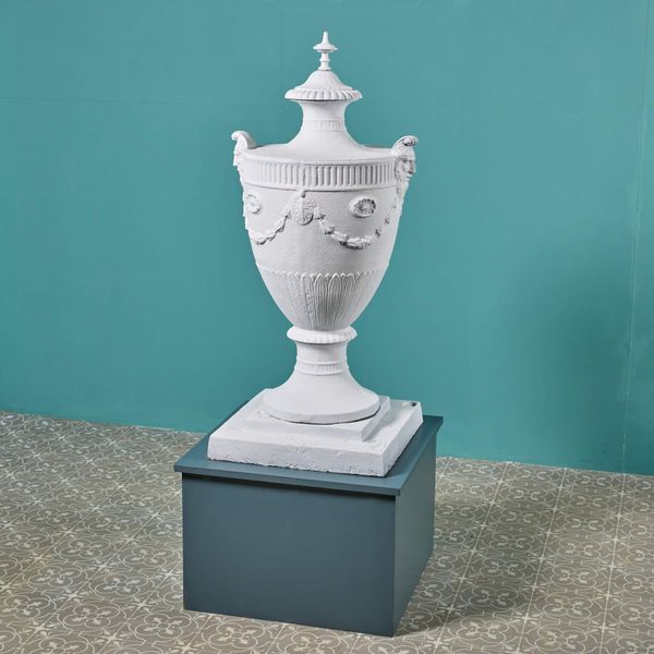 Robert Adam Neoclassical Cast Iron Stove Urn