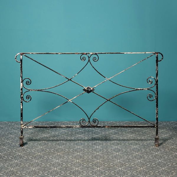 Reclaimed Regency Style Wrought Iron Railing