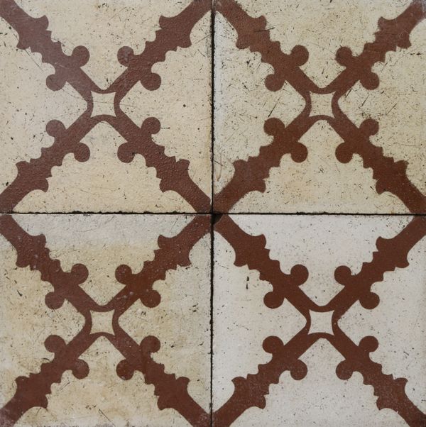 Reclaimed Patterned Encaustic Floor Tiles 19.2 m2 (206 sq ft)