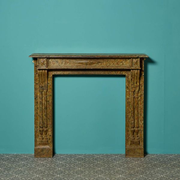 Hand Painted Antique French Fire Surround