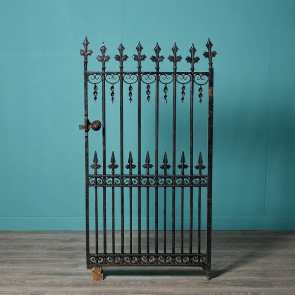 Antique Georgian Wrought Iron Side Gate