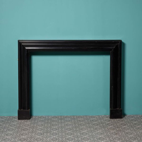 Reclaimed Bolection Ebonised Wood Fireplace