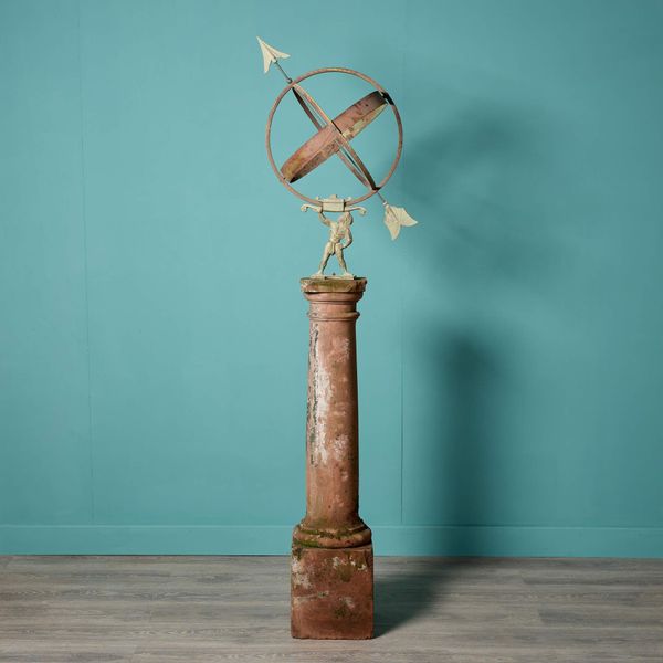 Antique Georgian Style Armillary Garden Sundial