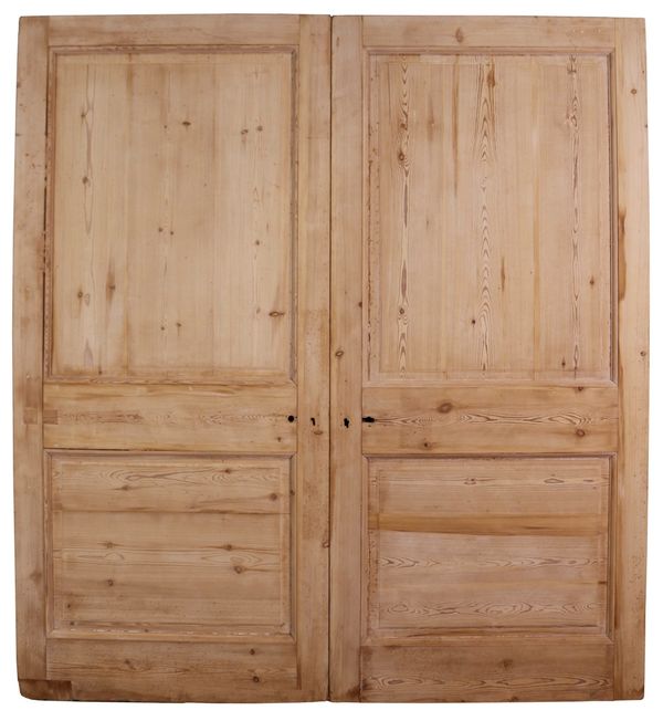 Set of Reclaimed Pine Dividing Doors