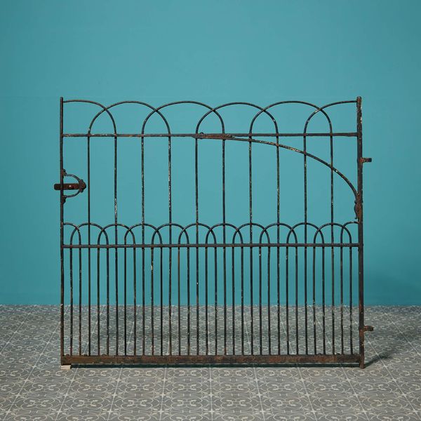 19th Century Victorian Wrought Iron Gate