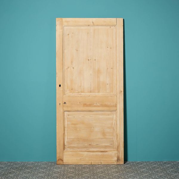 Antique Victorian Stripped Pine Internal Door