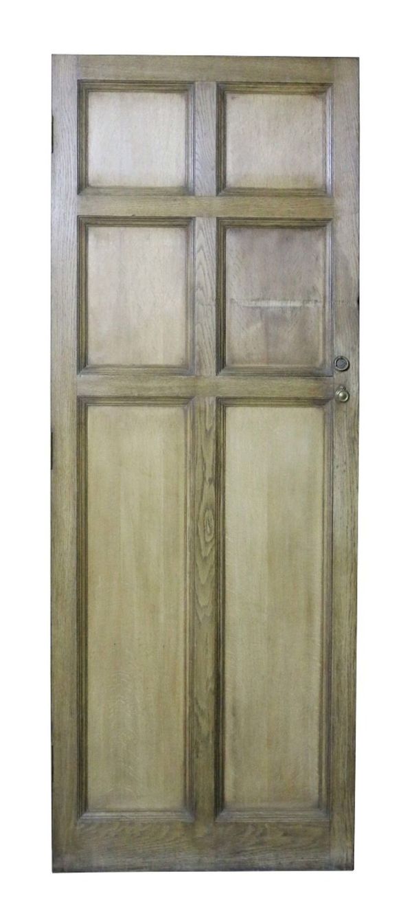 A Reclaimed Oak Six Panel Door