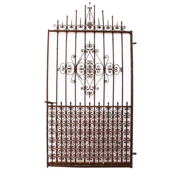 English Victorian Wrought Iron Garden Gate