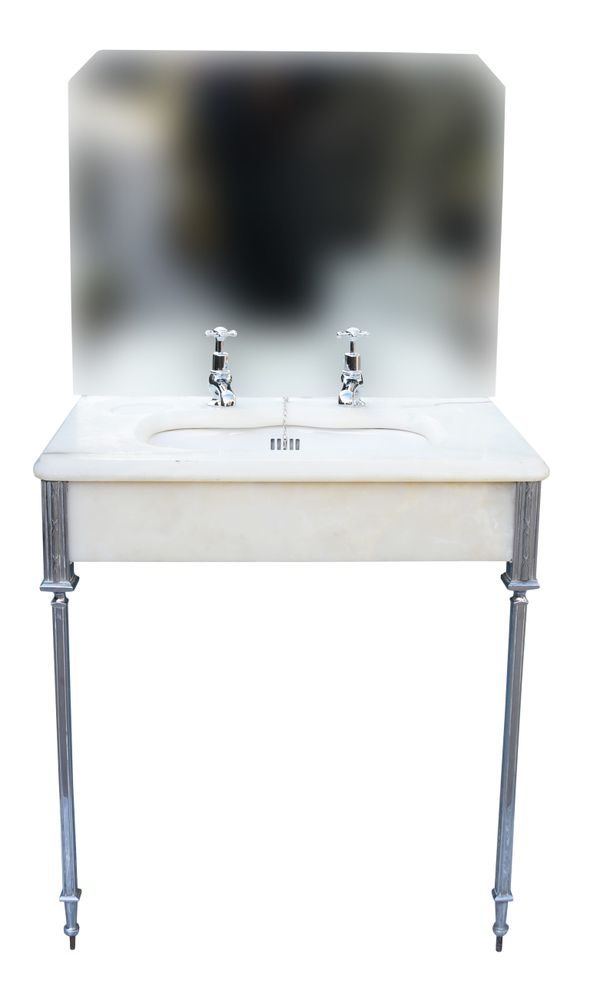 Art Deco Basin with Mirror