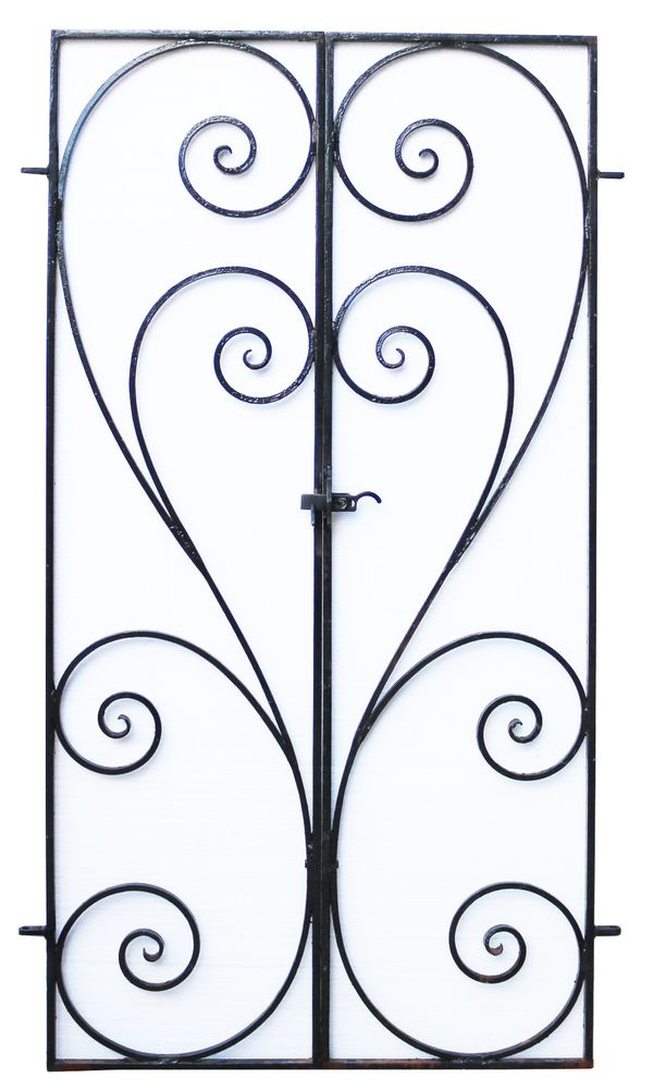 A Pair of Wrought Iron Garden Gates