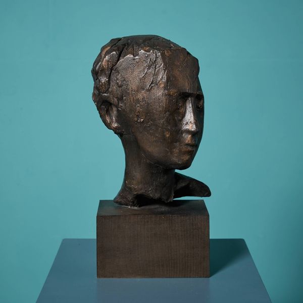 John W. Mills (1933-2023) Cold Cast Bronze Bust of a Male
