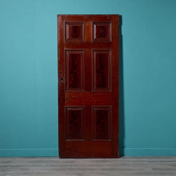 Victorian Mahogany & Oak Interior Door