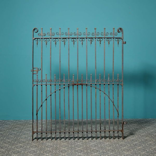 Antique Georgian Wrought Iron Pedestrian Gate