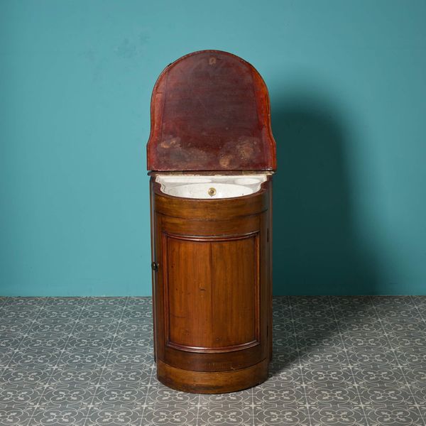 Victorian Mahogany Ship/Train Wash Basin