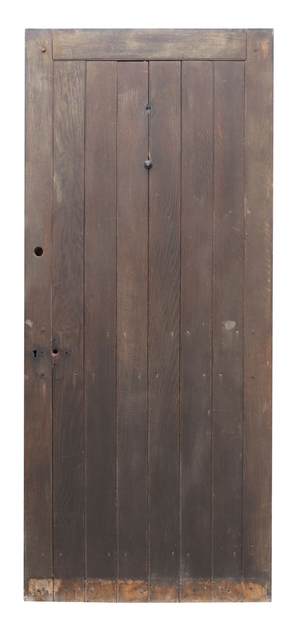 A Reclaimed Edwardian Oak Exterior Door