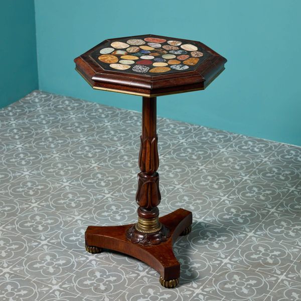 19th Century Antique Specimen Marble Table