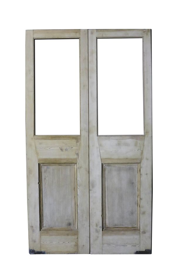 A Set of Reclaimed Pine Double Doors