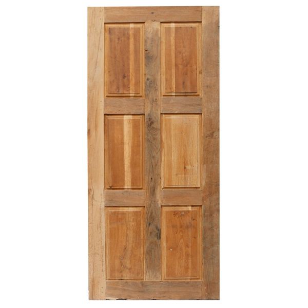 French Six Panel Reclaimed Oak Door