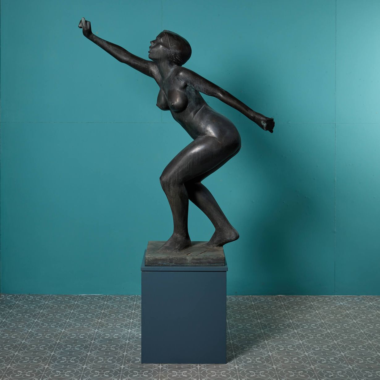 Nude Bronze Statue by David Backhouse