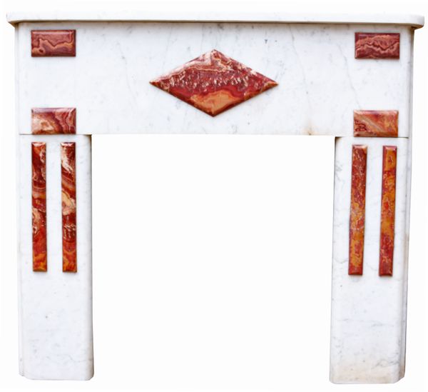 Reclaimed French Carrara Marble Fire Surround