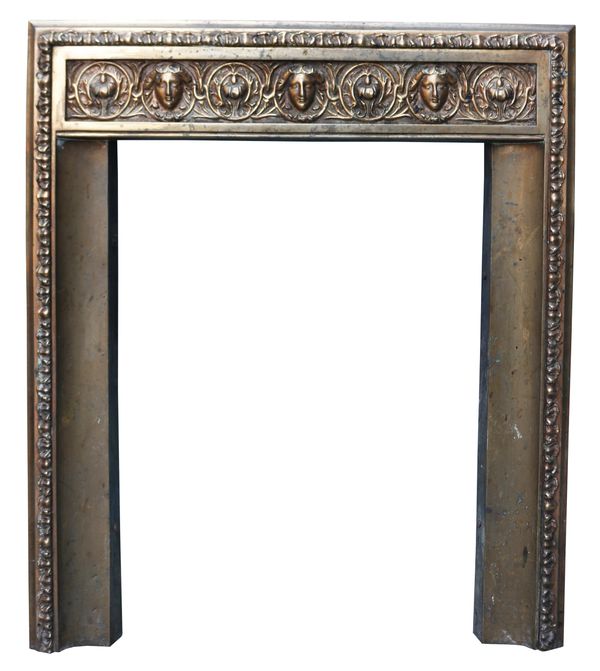 Georgian Cast Brass Fireplace Insert