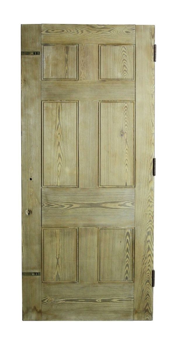 A Reclaimed Six Panel Interior or Exterior Pine Door (12 Available)