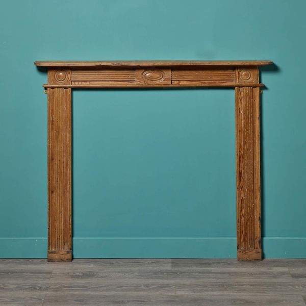 Original Georgian Bullseye Pine Fire Surround