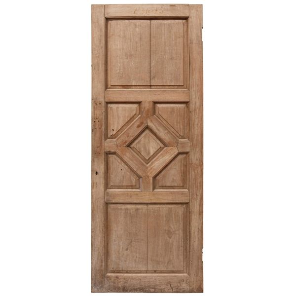 Reclaimed Mahogany Geometric Internal Door