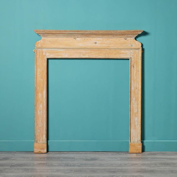 Original Georgian Stripped Pine Fireplace