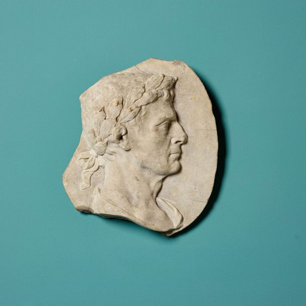 18th Century Italian Marble Plaque of a Roman Emperor