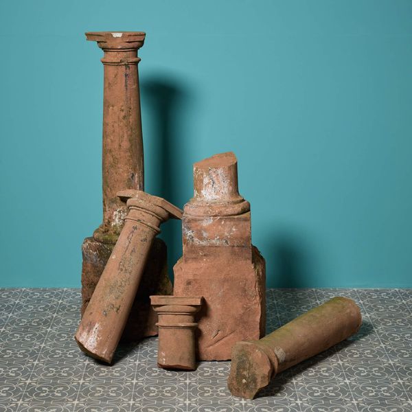 Set of 18th Century Neoclassical Style Stone Column Fragments