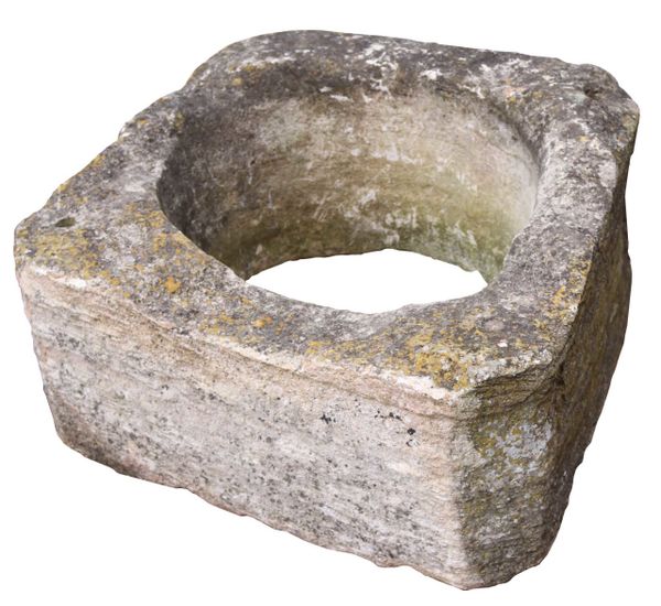 Antique English Cotswold Limestone Well Head