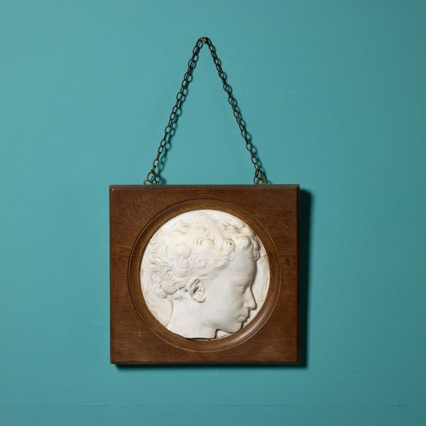 Antique Marble Relief Roundel