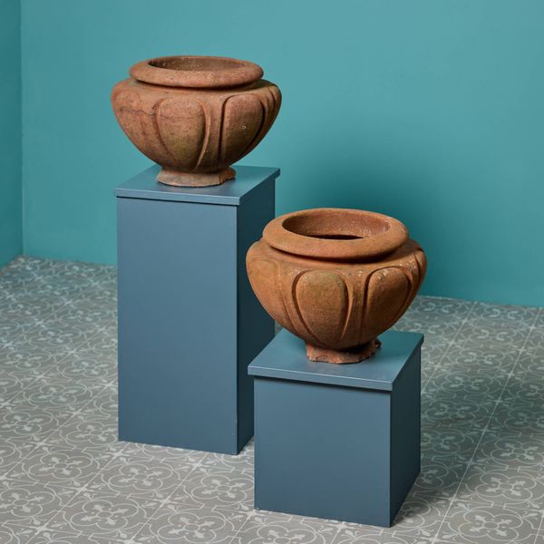 Pair of Compton Pottery ‘Leix’ Terracotta Garden Pots