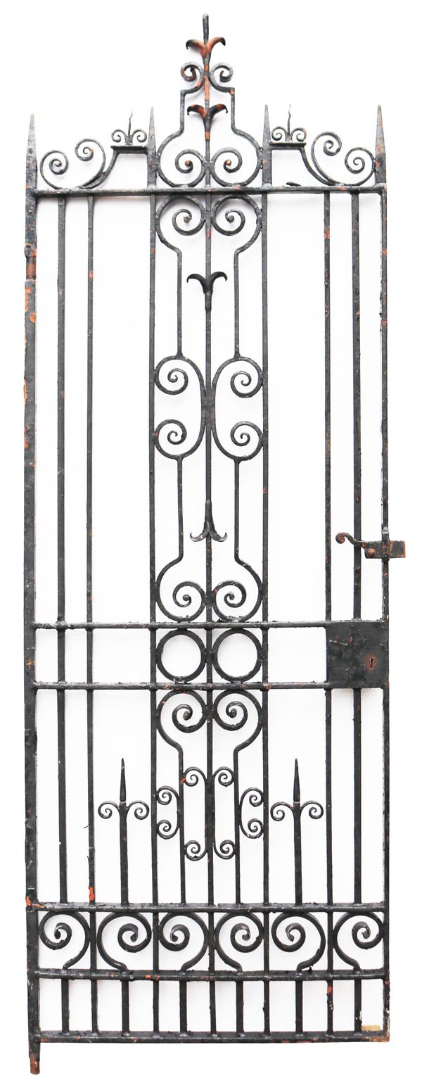 A Reclaimed Side Gate Made of Wrought Iron