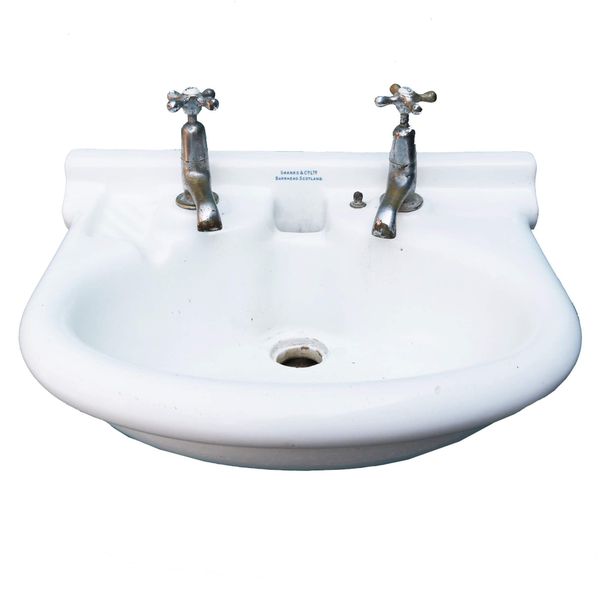 Shanks Antique Cloakroom Sink with Bracket