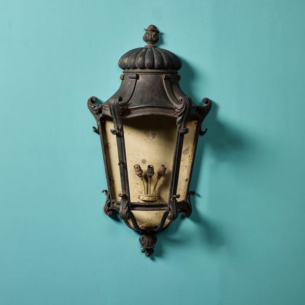 Victorian Copper Wall Lantern