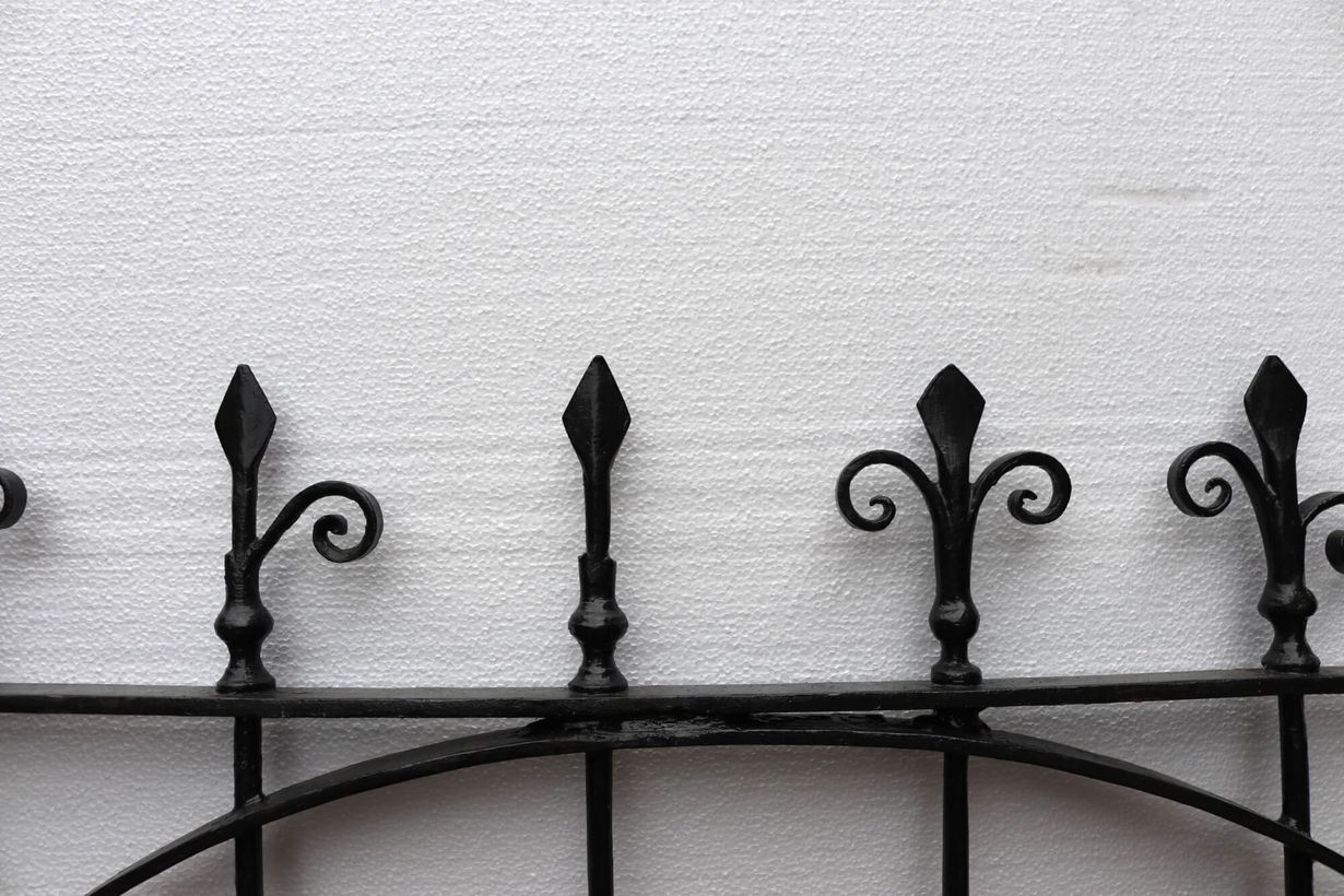 Antique Georgian Style Wrought Iron Side Gate