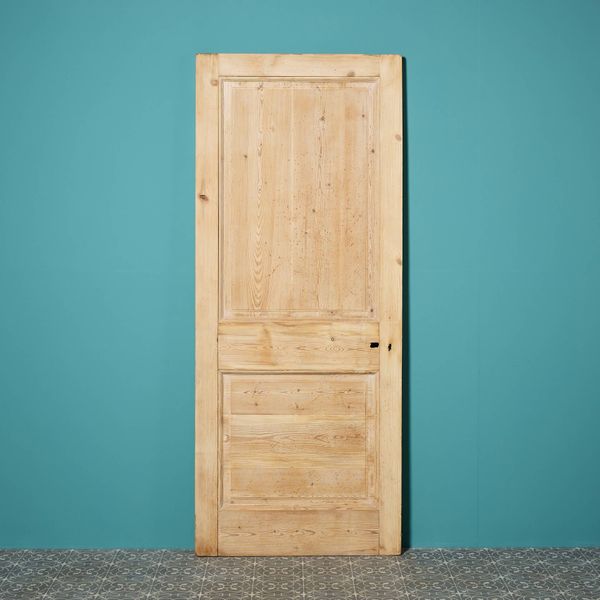 Antique 2-Panel English Pine Internal Door