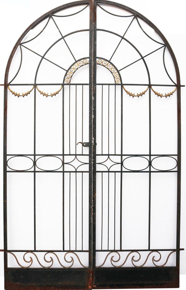 Pair of Arched Neoclassical Style Gates