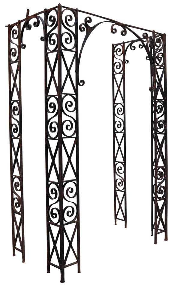 Georgian Wrought Iron Porch Frame