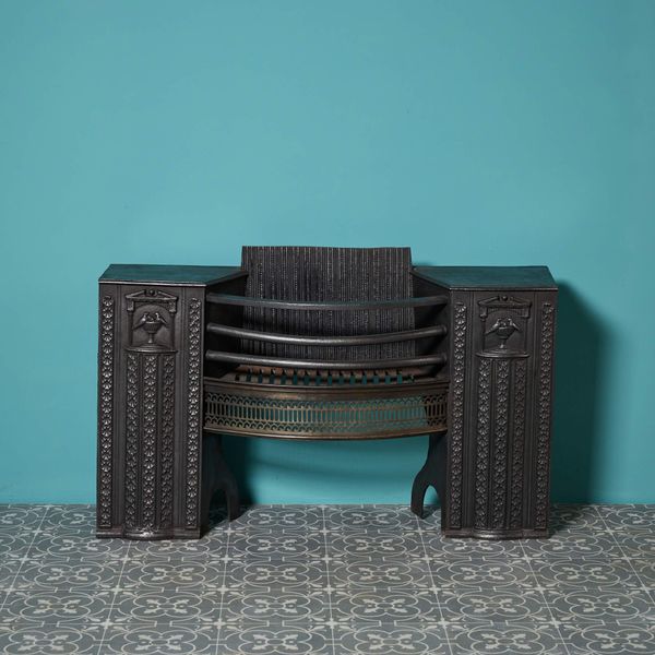 Antique English Cast Iron Hob Grate