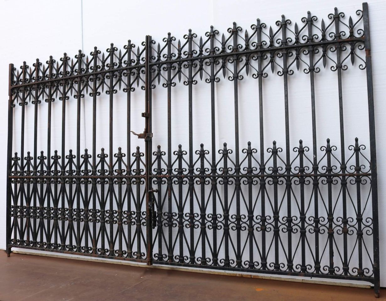 Set of Wrought Iron Driveway Gates