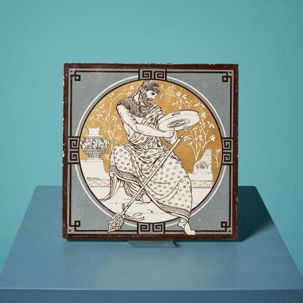Minton Tile of ‘Classical Figures with Musical Instruments’ by John Moyr Smith