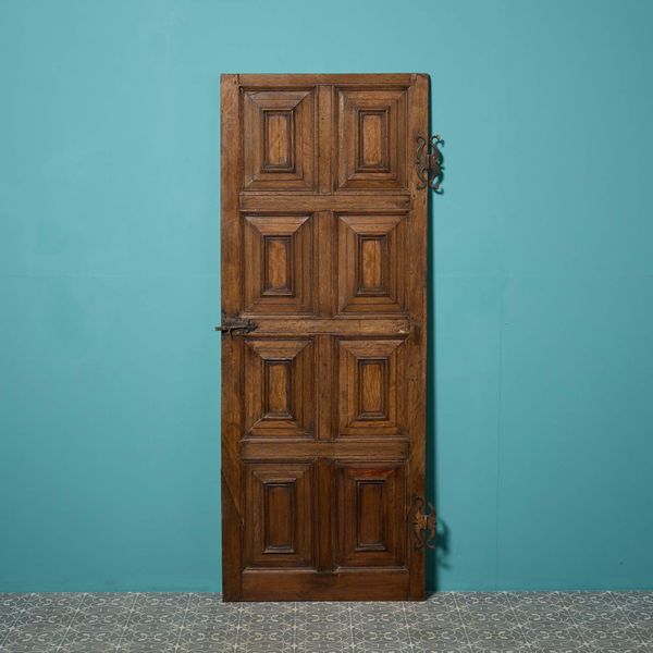 18th Century English Eight Panel Oak Door