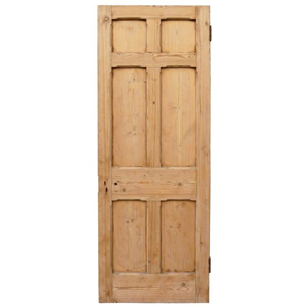 Reclaimed 6-Panel Victorian Pine Internal or Exterior Door