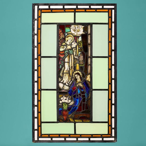 19th Century Religious Stained Glass Window