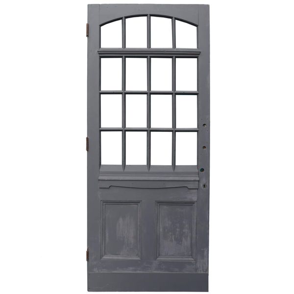 Tall Reclaimed Victorian Front Door for Glazing