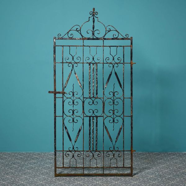 Antique English Wrought Iron Pedestrian Gate