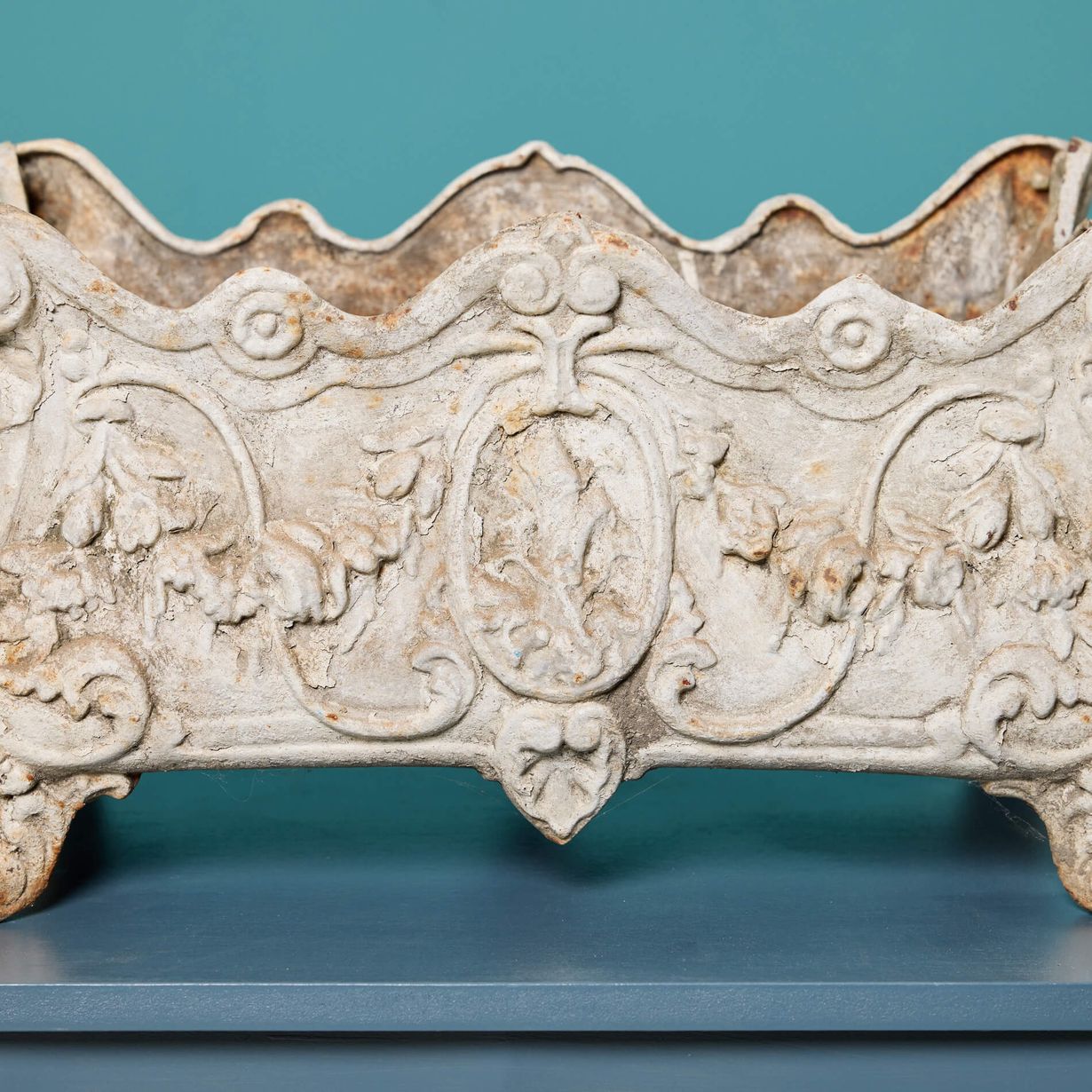 Two French Cast Iron Troughs